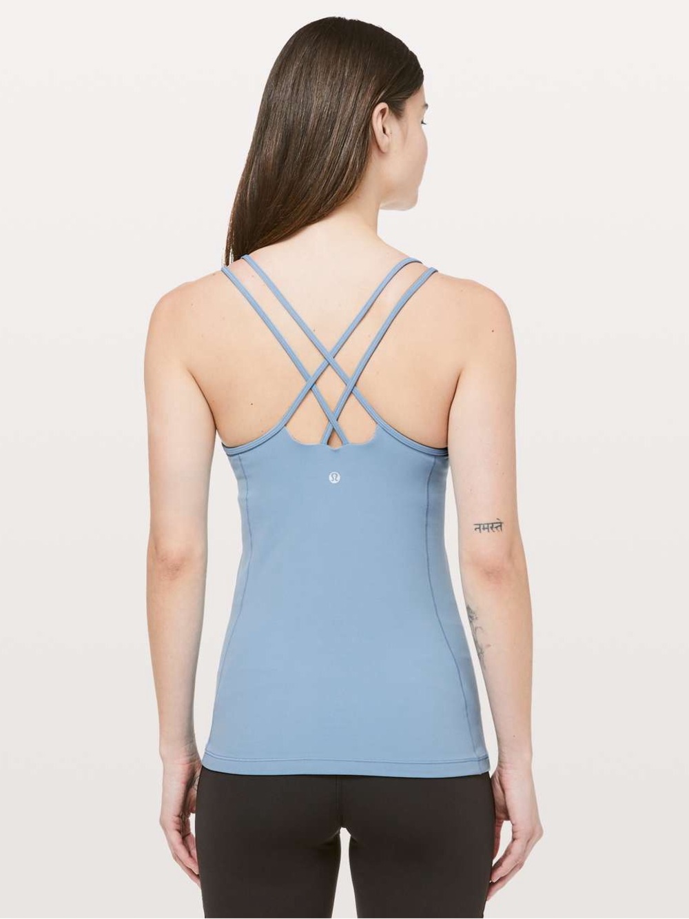 Lululemon Free To Be Tank Cascade Blue Nulu Size 4